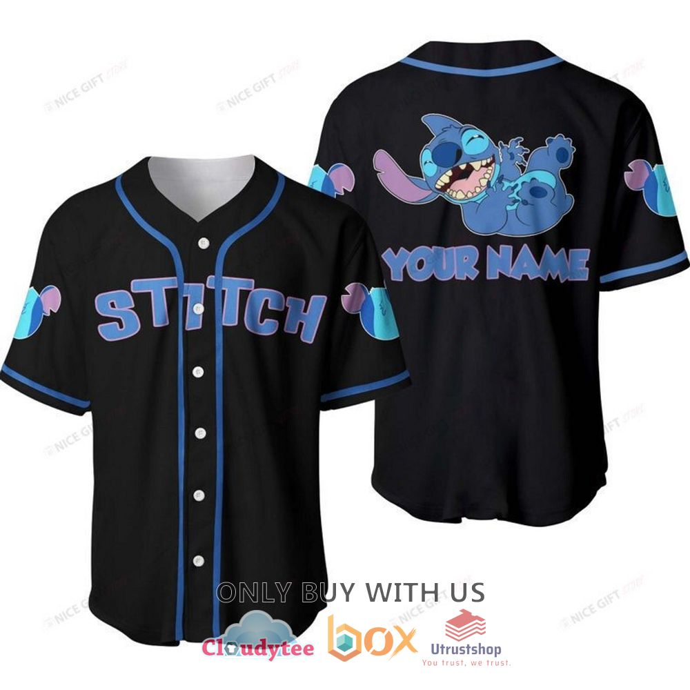 stitch disney custom name baseball jersey shirt 1 96607