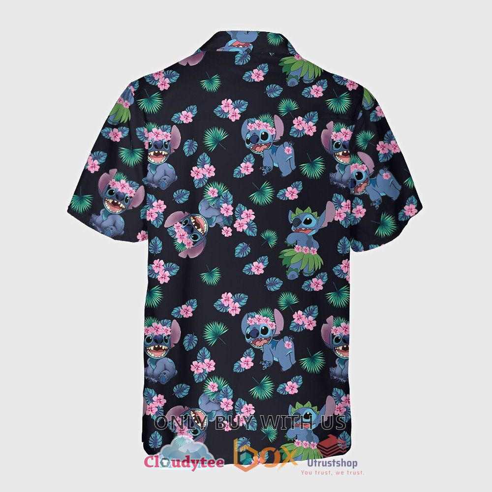stitch flower cute hawaiian shirt 2 80994
