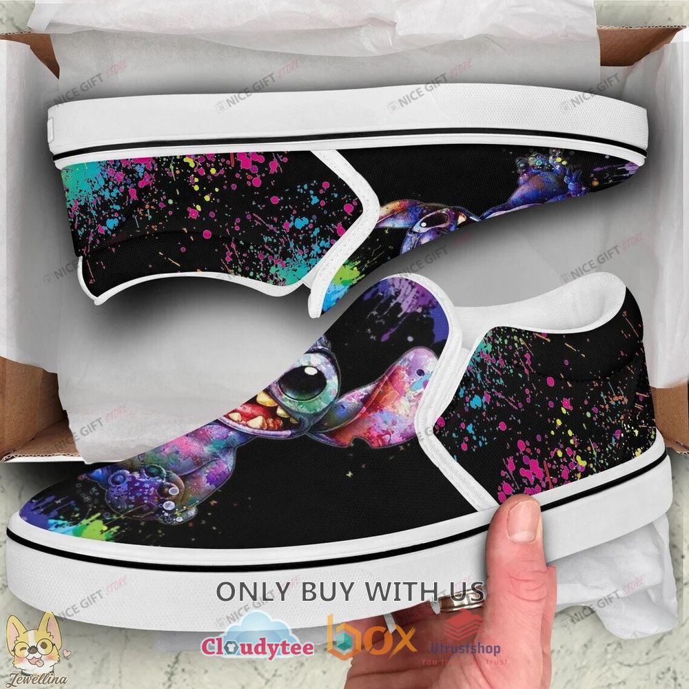 stitch galaxy color slip on shoes 2 85819