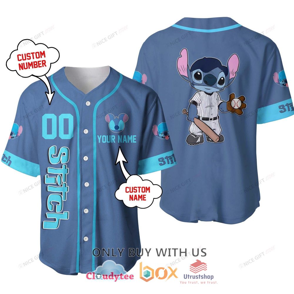 stitch personalized play baseball jersey shirt 1 82947