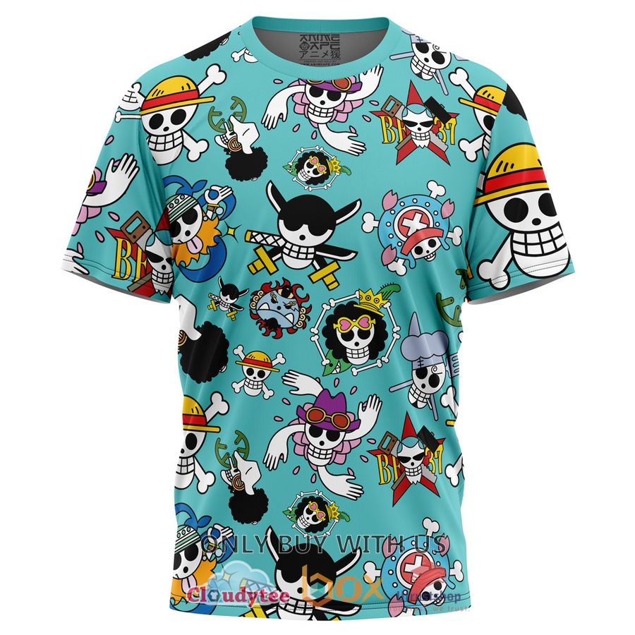 strawhats jolly roger anime one piece t shirt 1 26605