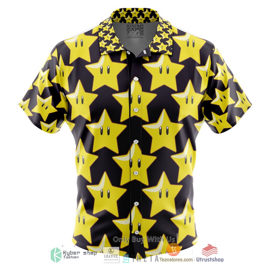 super star super mario short sleeve hawaiian shirt 1 24541