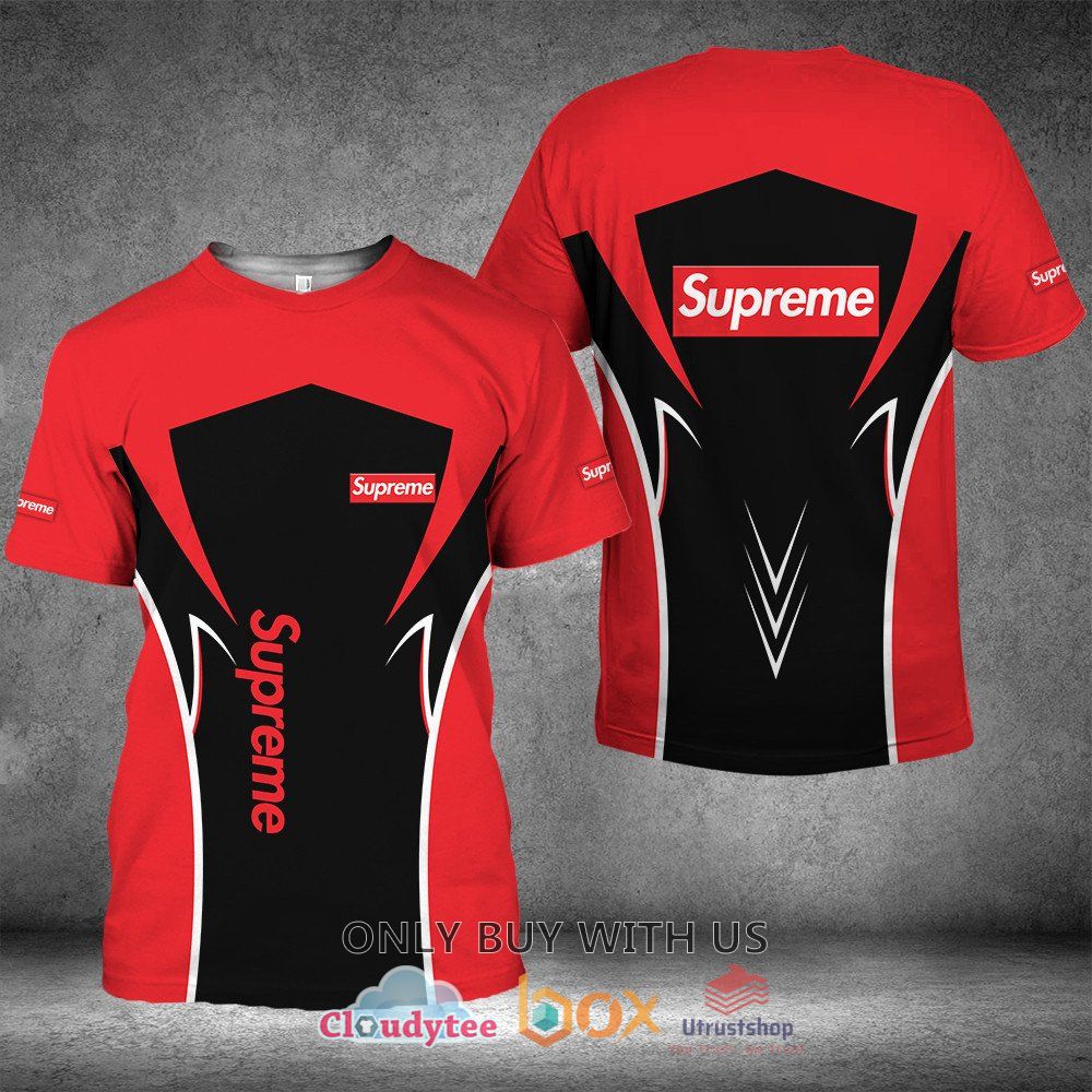 supreme black red pattern color 3d t shirt 1 81172