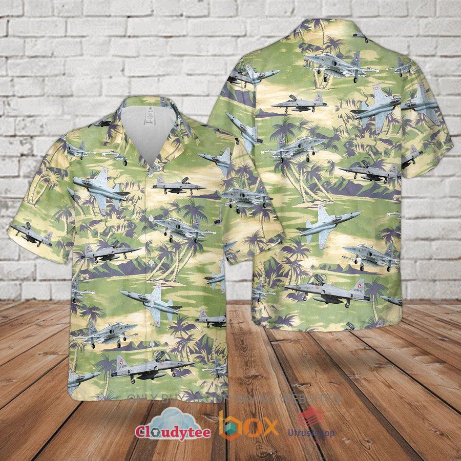 swiss armed forces northrop f 5 hawaiian shirt 1 9800