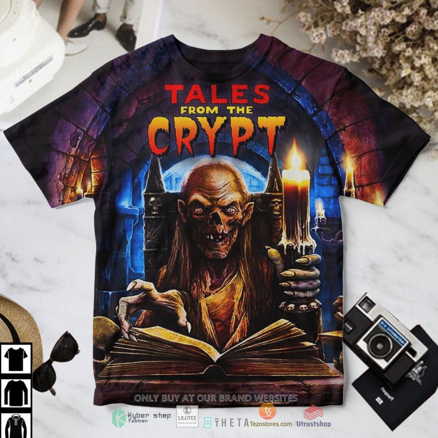 tales from the crypt candle light 3d all over t shirt 1 13690