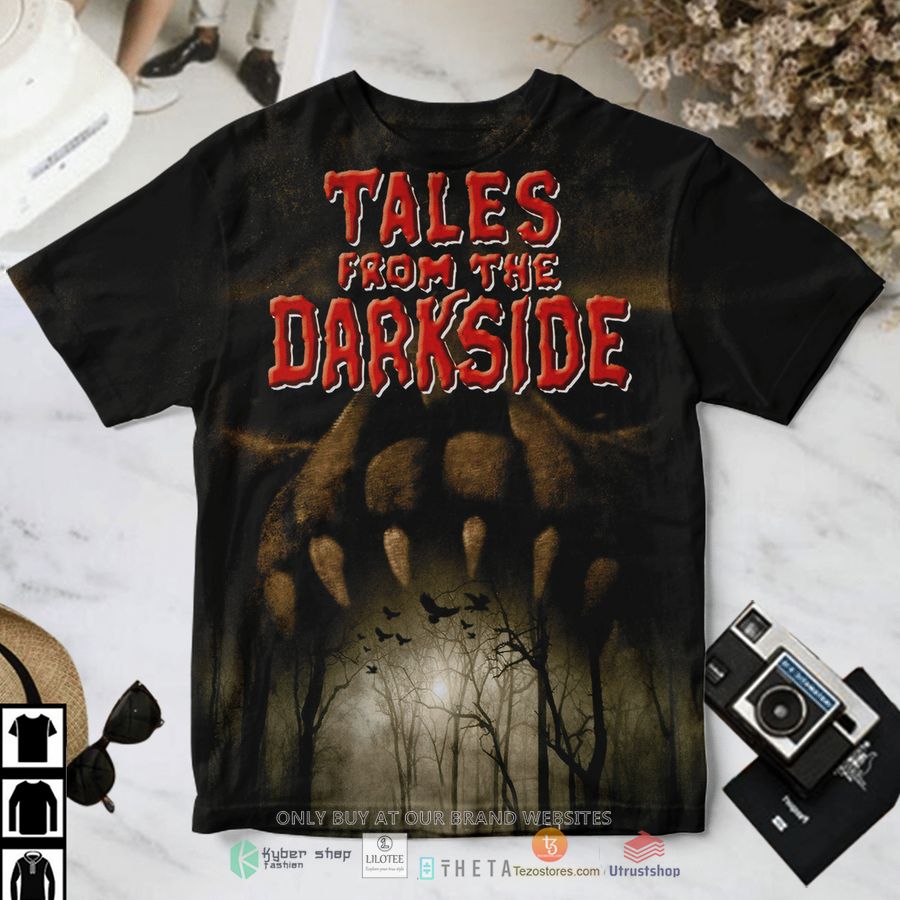 tales from the darkside forest at night t shirt 1 3263