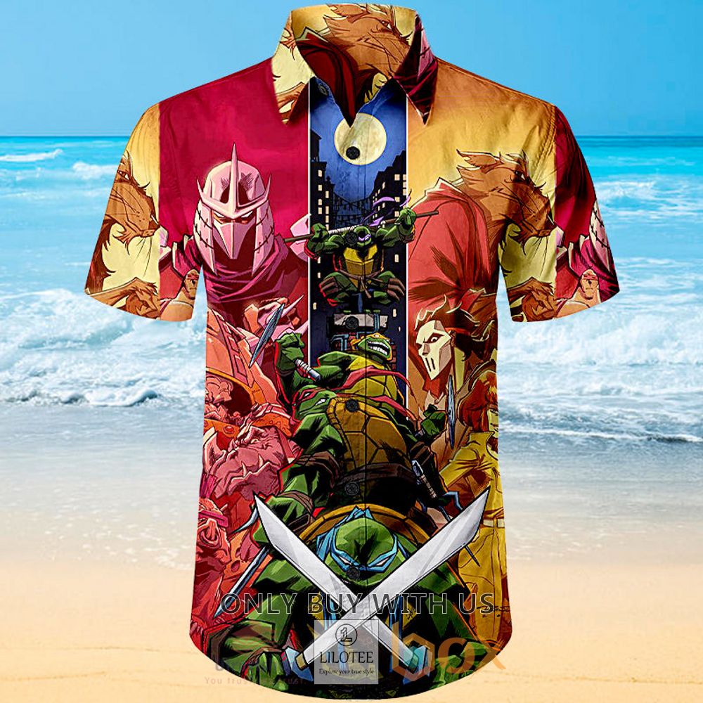 teenage mutant ninja turtles 1987 hawaiian shirt 1 92652