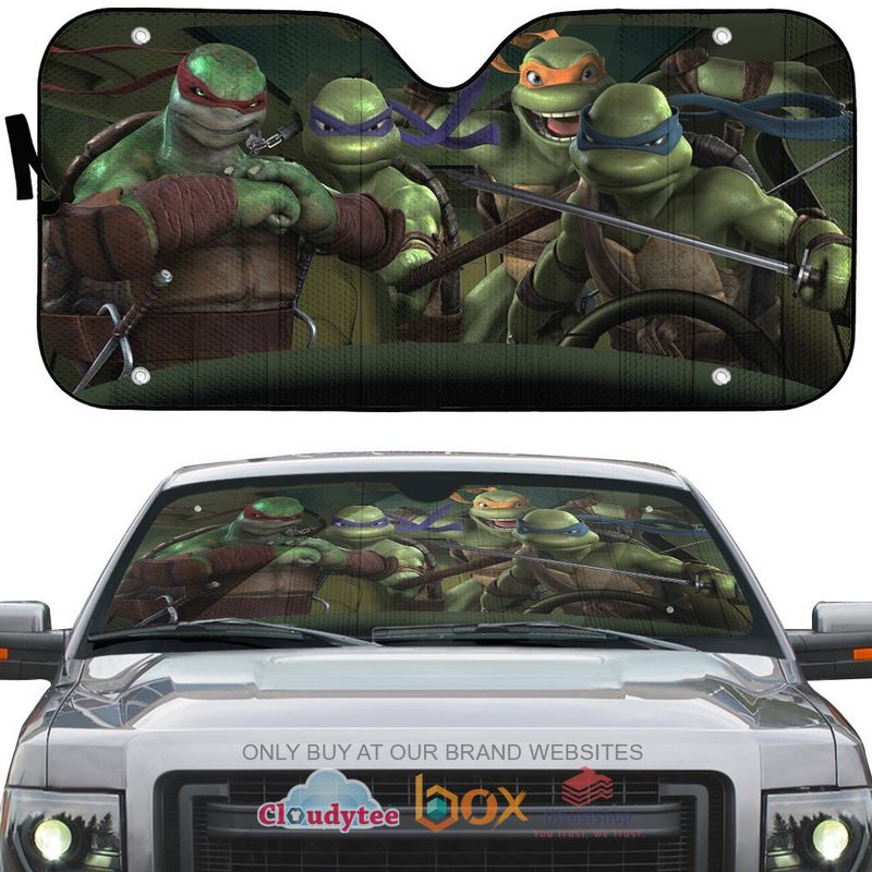 teenage mutant ninja turtles car sunshade 2 71255