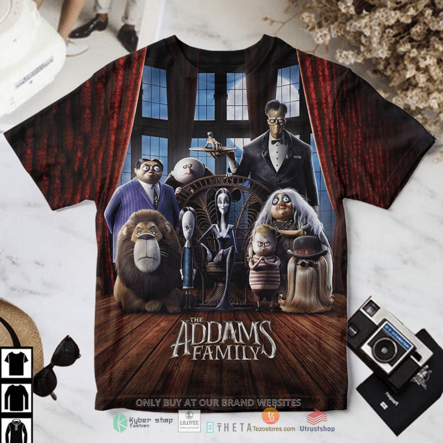 the addams family characters poster t shirt 1 91052