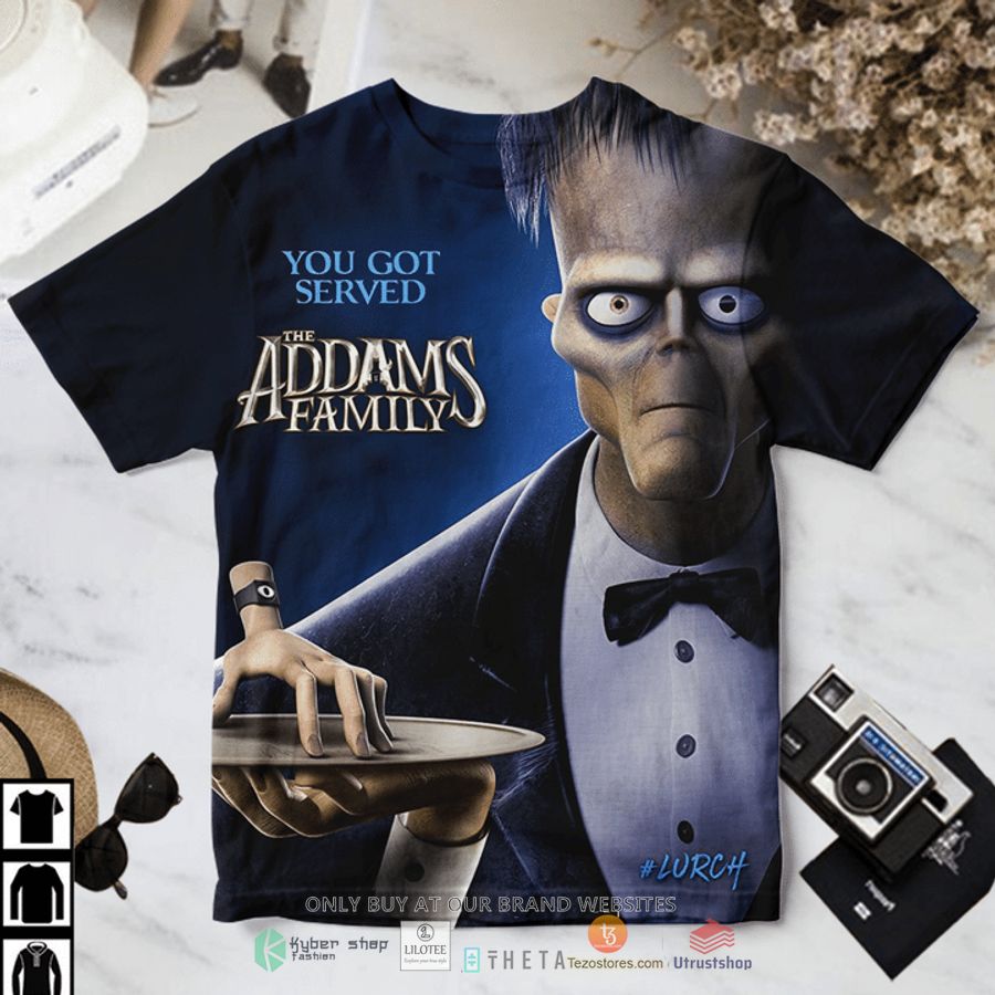 the addams family lurch you got served t shirt 1 5540