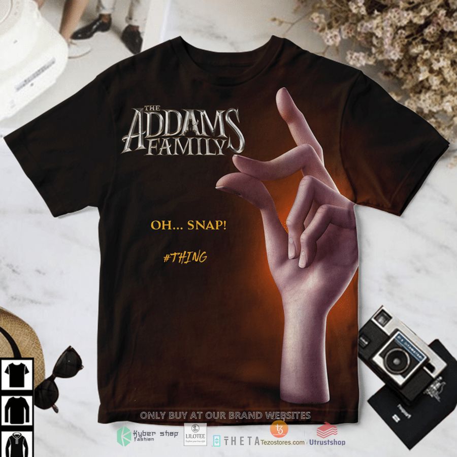 the addams family thing oh snap t shirt 1 34087