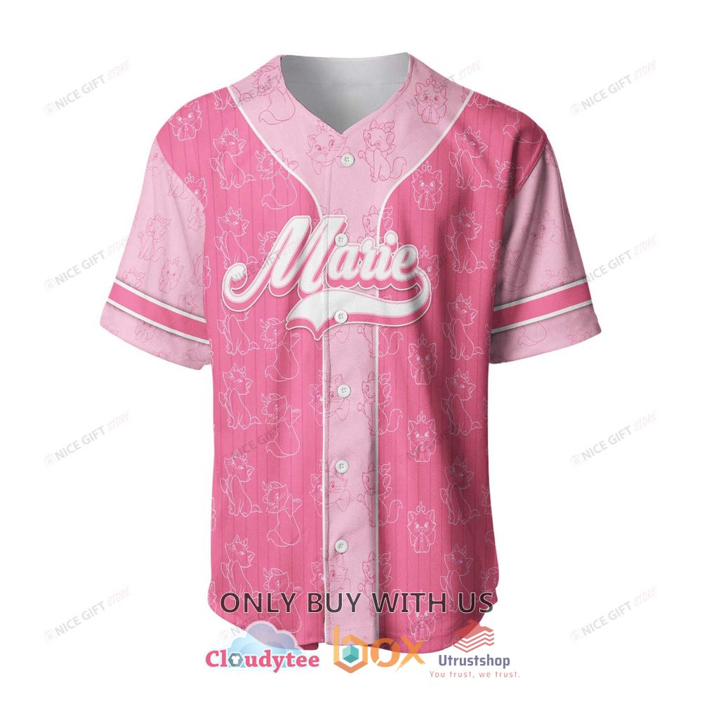 the aristocats marie custom name baseball jersey shirt 2 14444