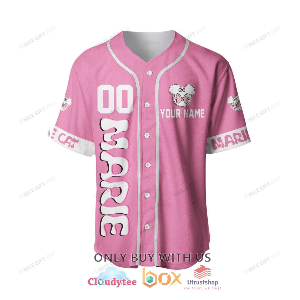 the aristocats marie personalized baseball jersey shirt 2 90498