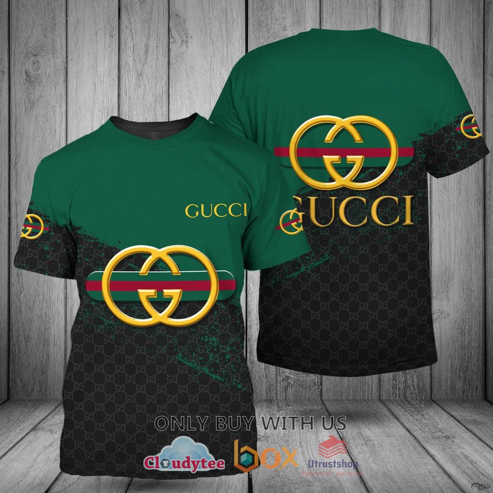 the house of gucci black green 3d t shirt 1 81608