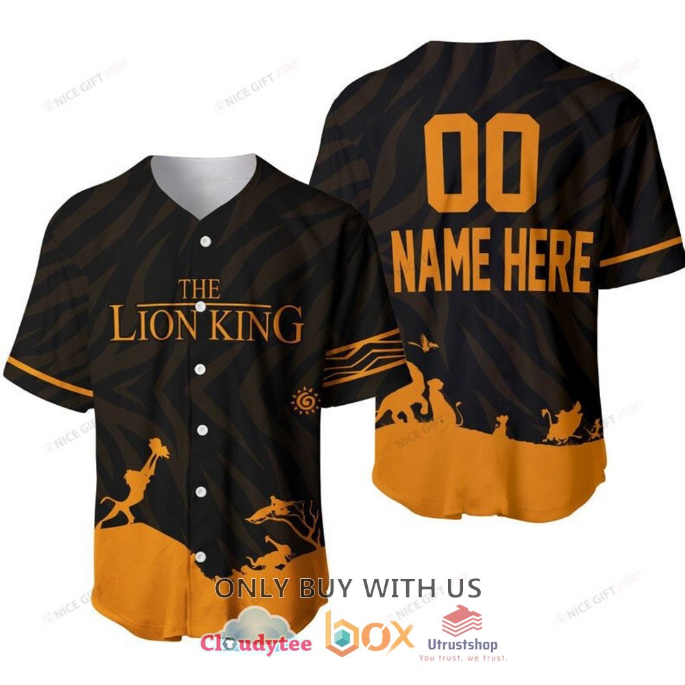 the lion king cartoon personalized baseball jersey shirt 1 21379