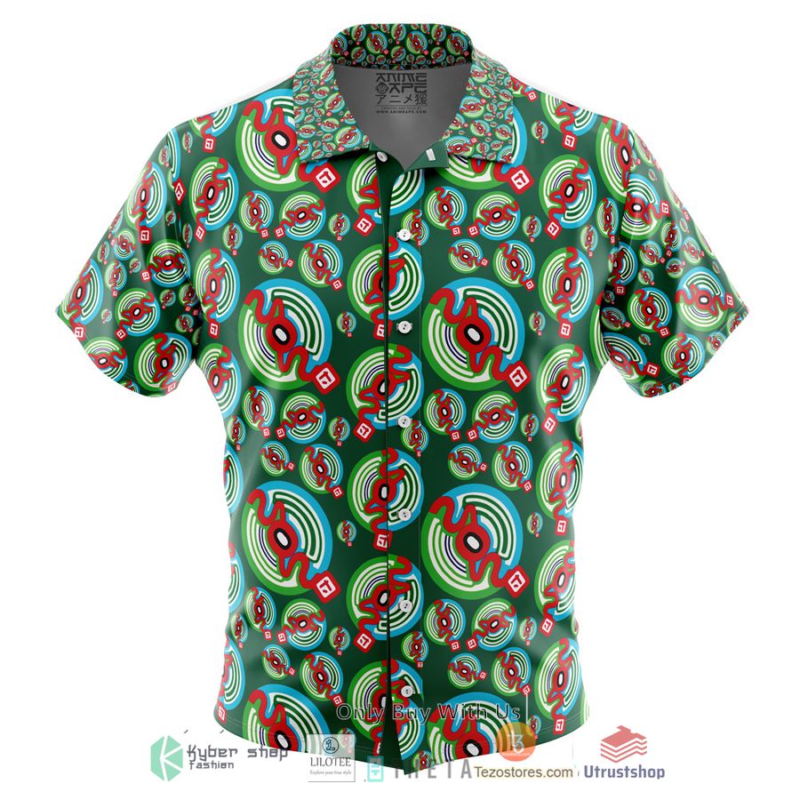 the melancholy of haruhi suzumiya sos short sleeve hawaiian shirt 1 78781