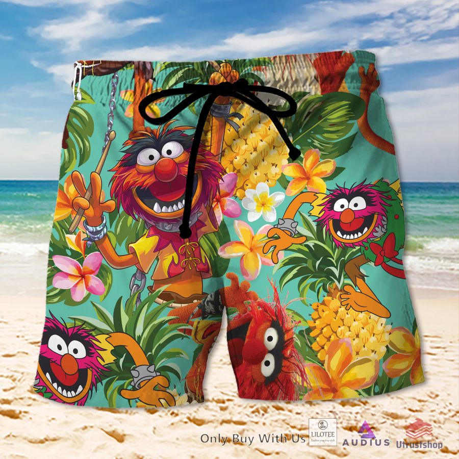 the muppet show animal hawaiian shirt short 2 3973