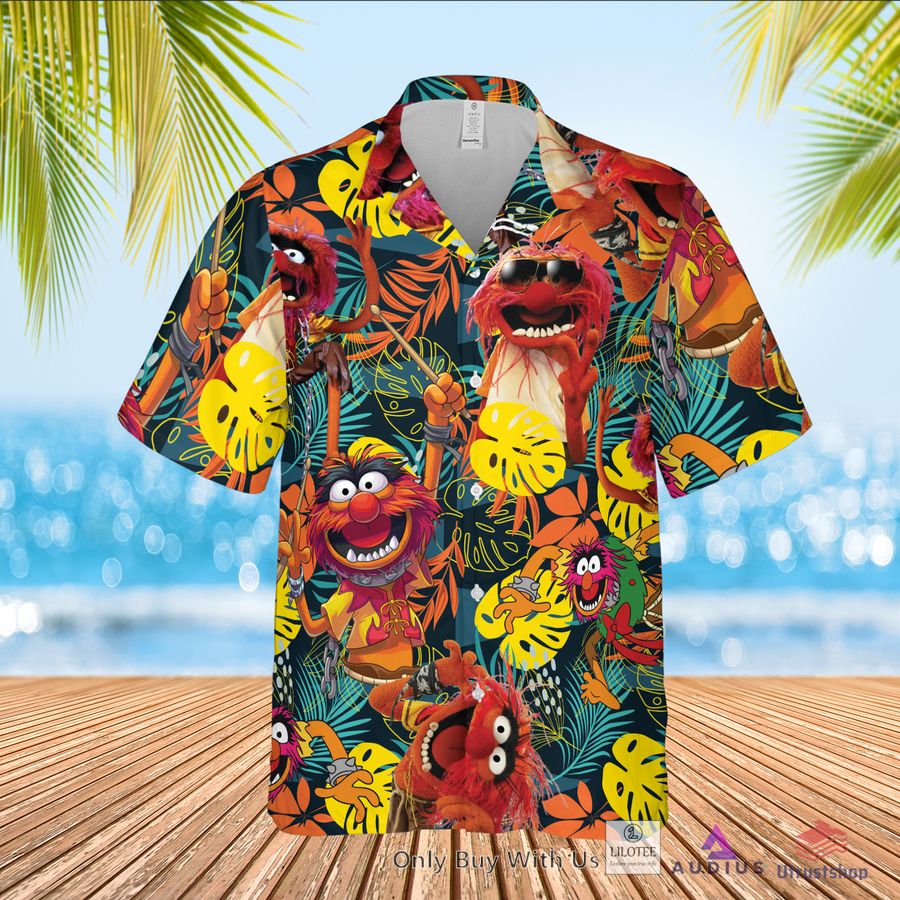 the muppet show animal tropical hawaiian shirt 1 504