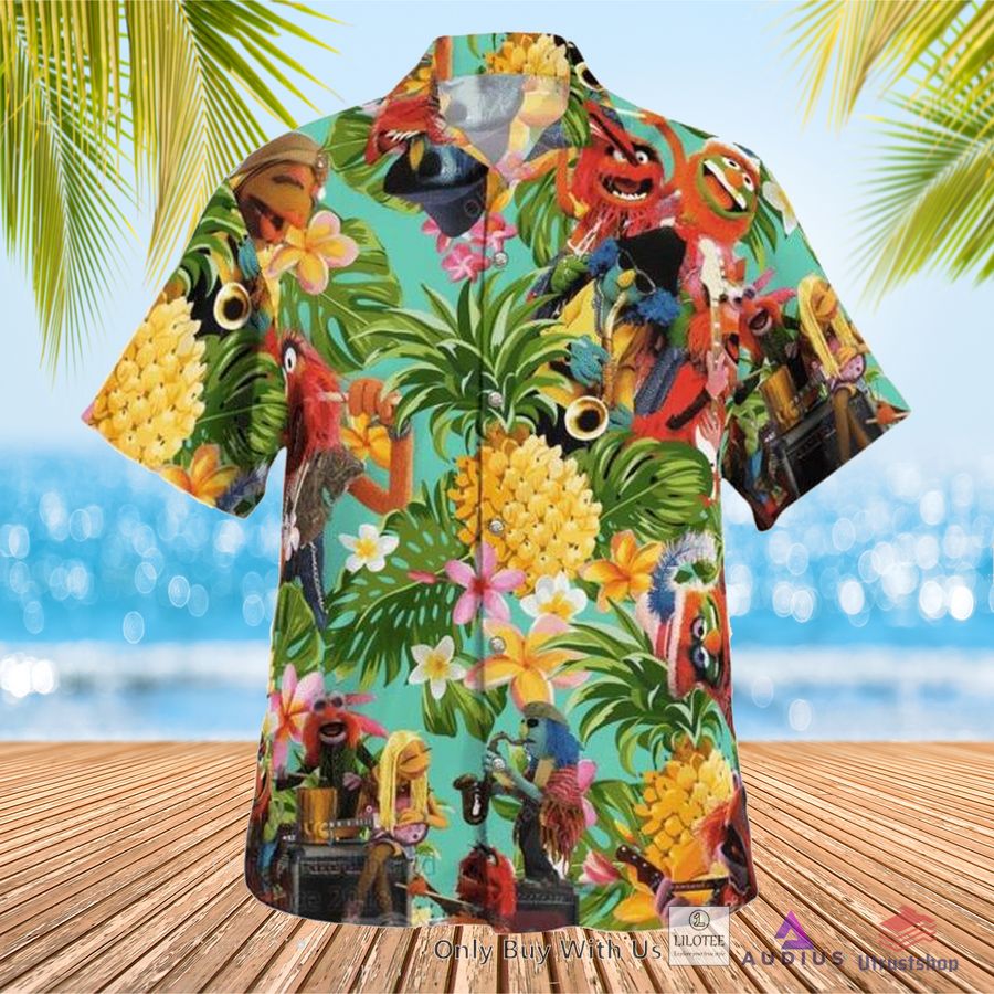 the muppet show friends pineapple hawaiian shirt 1 30745