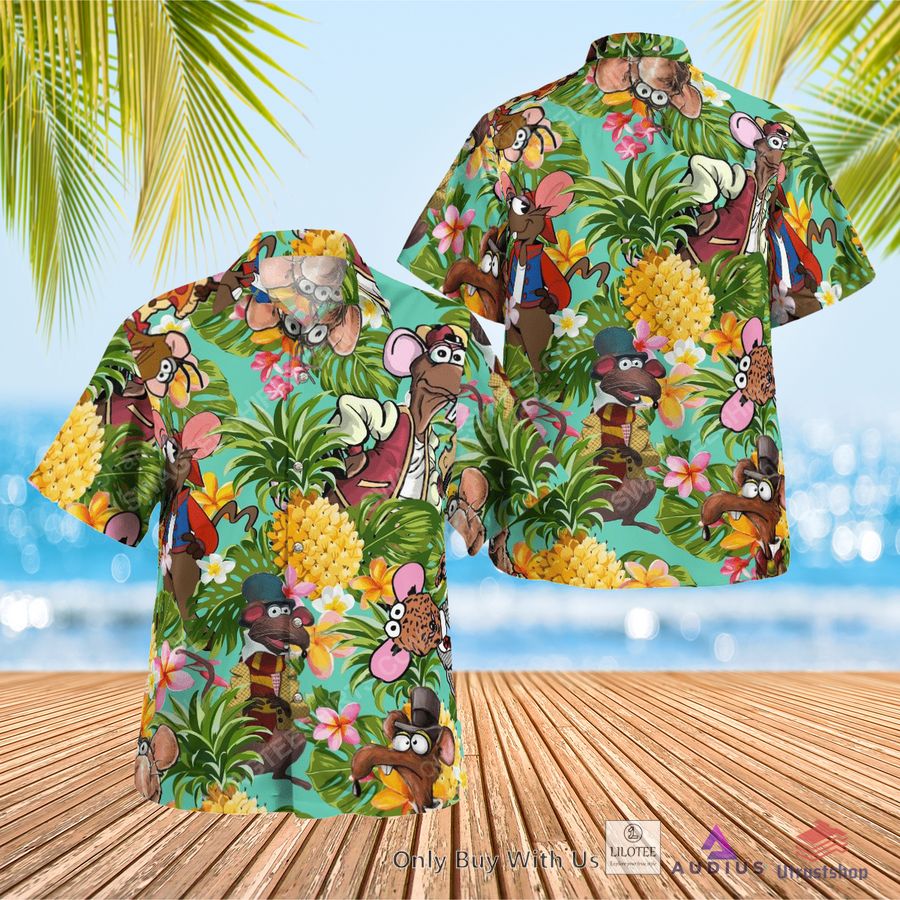 the muppet show rizzo the rat pineapple hawaiian shirt 1 12574