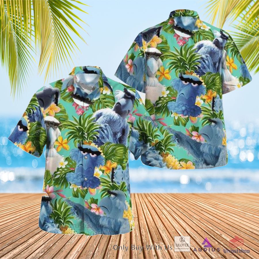 the muppet show sam eagle pineapple hawaiian shirt 1 80482