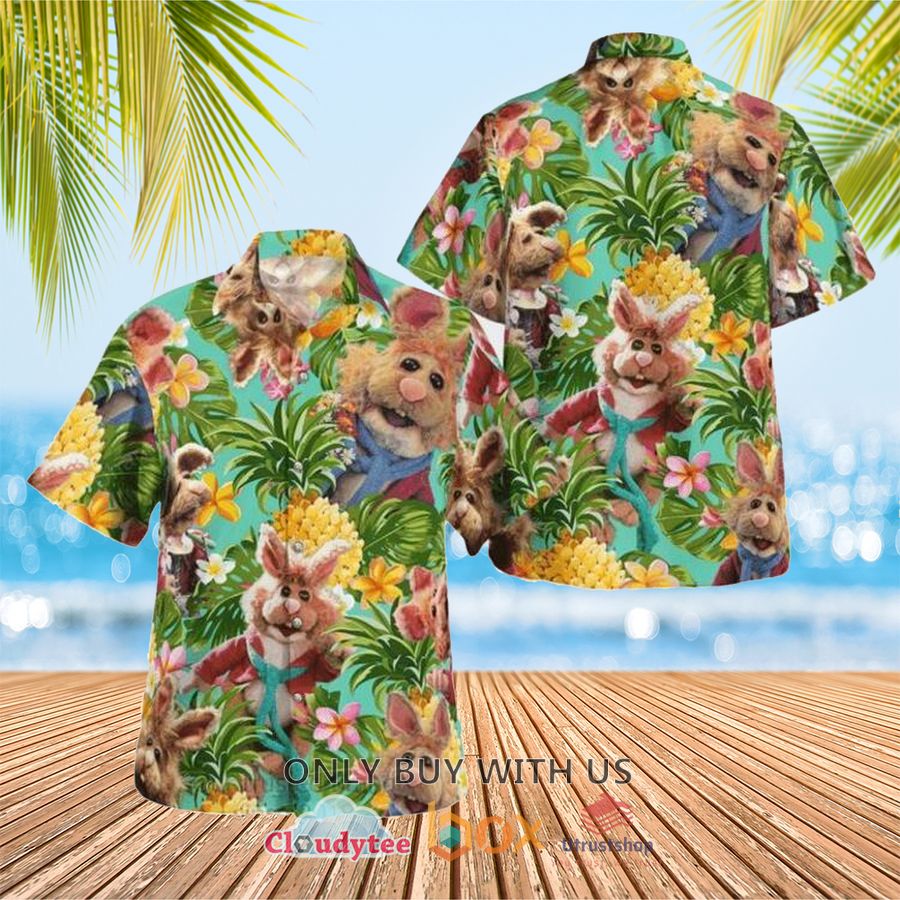 the muppets bean bunny pineapple hawaiian shirt 1 38010