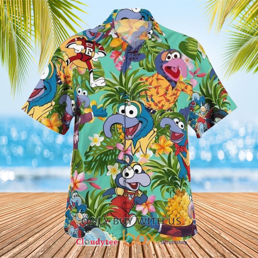 the muppets gonzo pineapple hawaiian shirt 1 11546