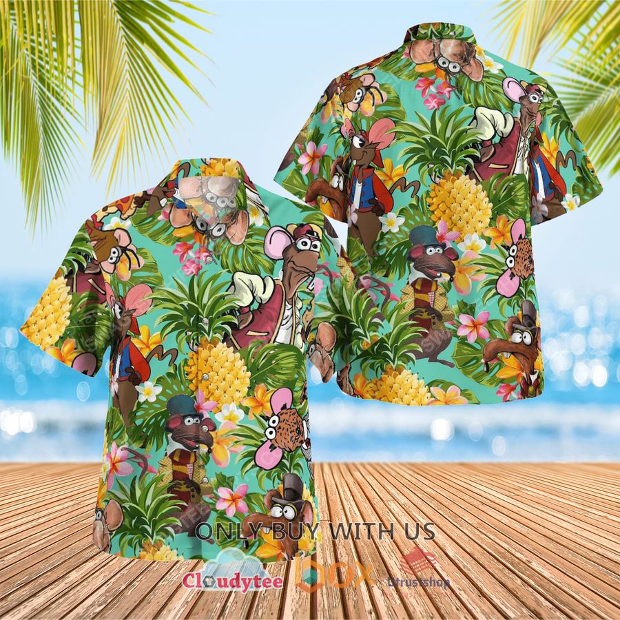 the muppets rizzo pineapple hawaiian shirt 1 13397