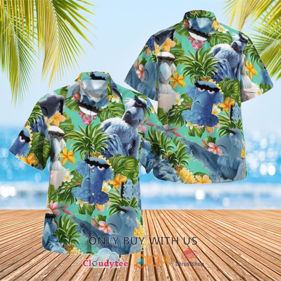 the muppets sam eagle pineapple hawaiian shirt 1 40862