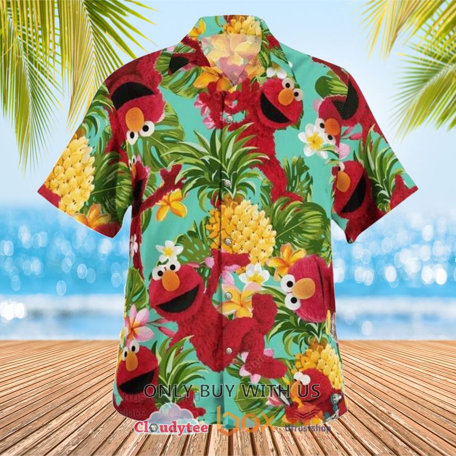 the muppets telly monster pineapple hawaiian shirt 1 90099