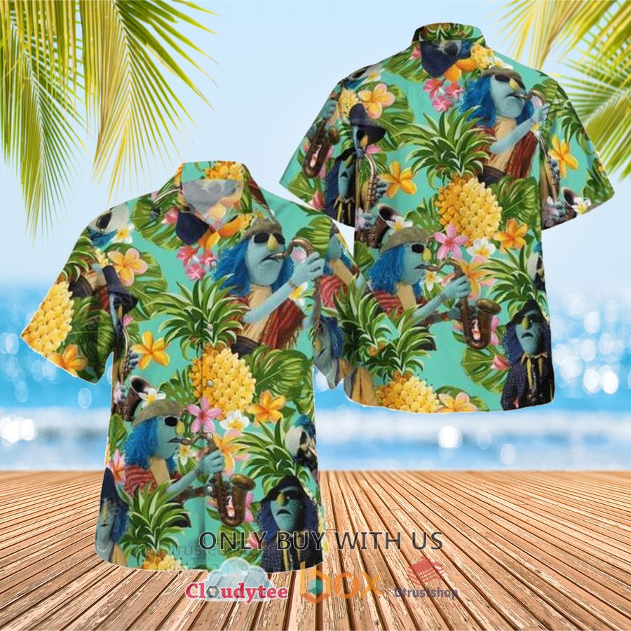 the muppets zoot pineapple hawaiian shirt 1 43644