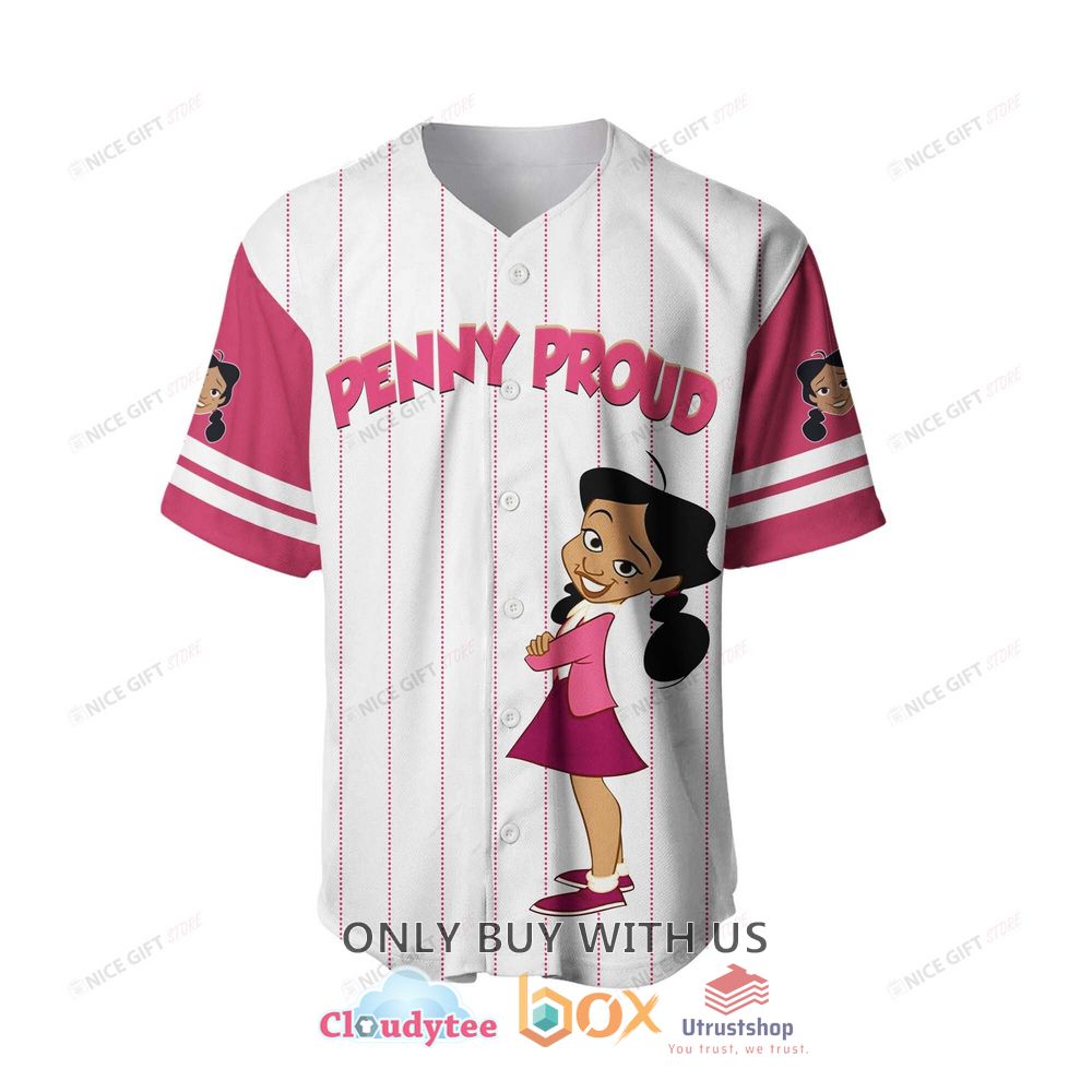 the proud family penny proud personalized baseball jersey shirt 2 74182