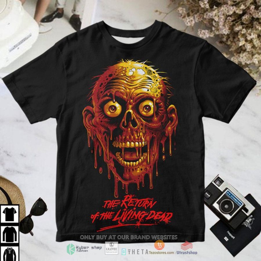 the return of the living dead 1985 zombie t shirt 1 23442