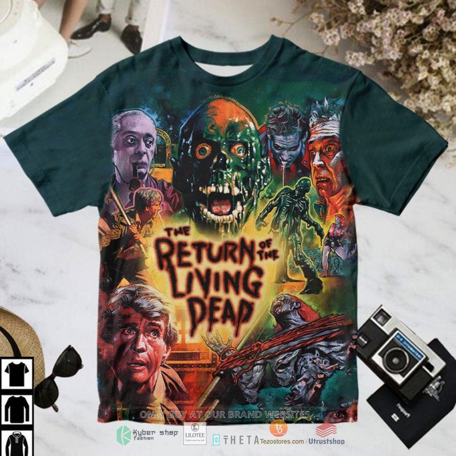 the return of the living dead characters green t shirt 1 88723