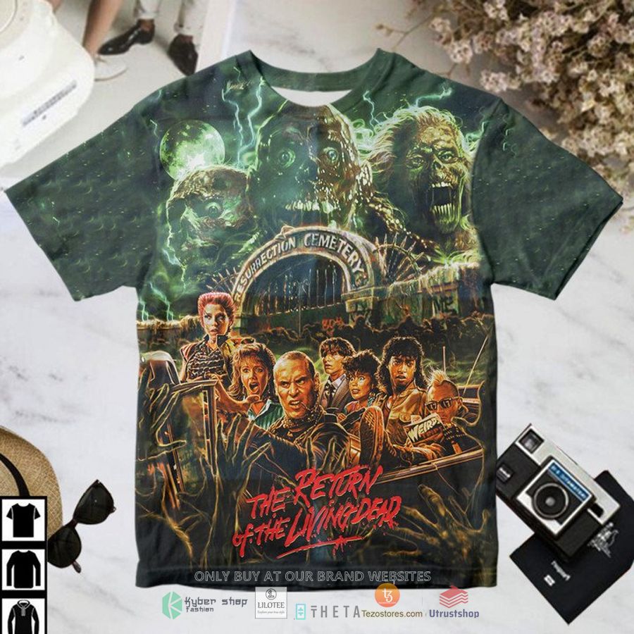 the return of the living dead characters t shirt 1 80829