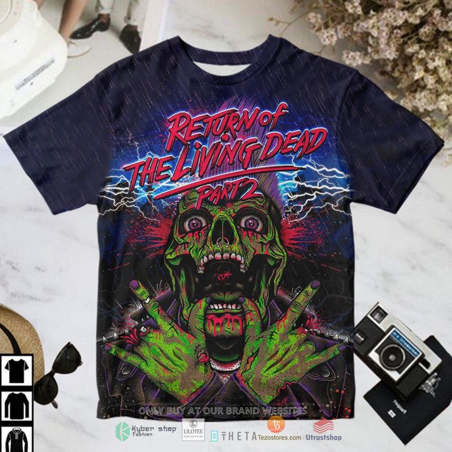 the return of the living dead part 2 t shirt 1 82288