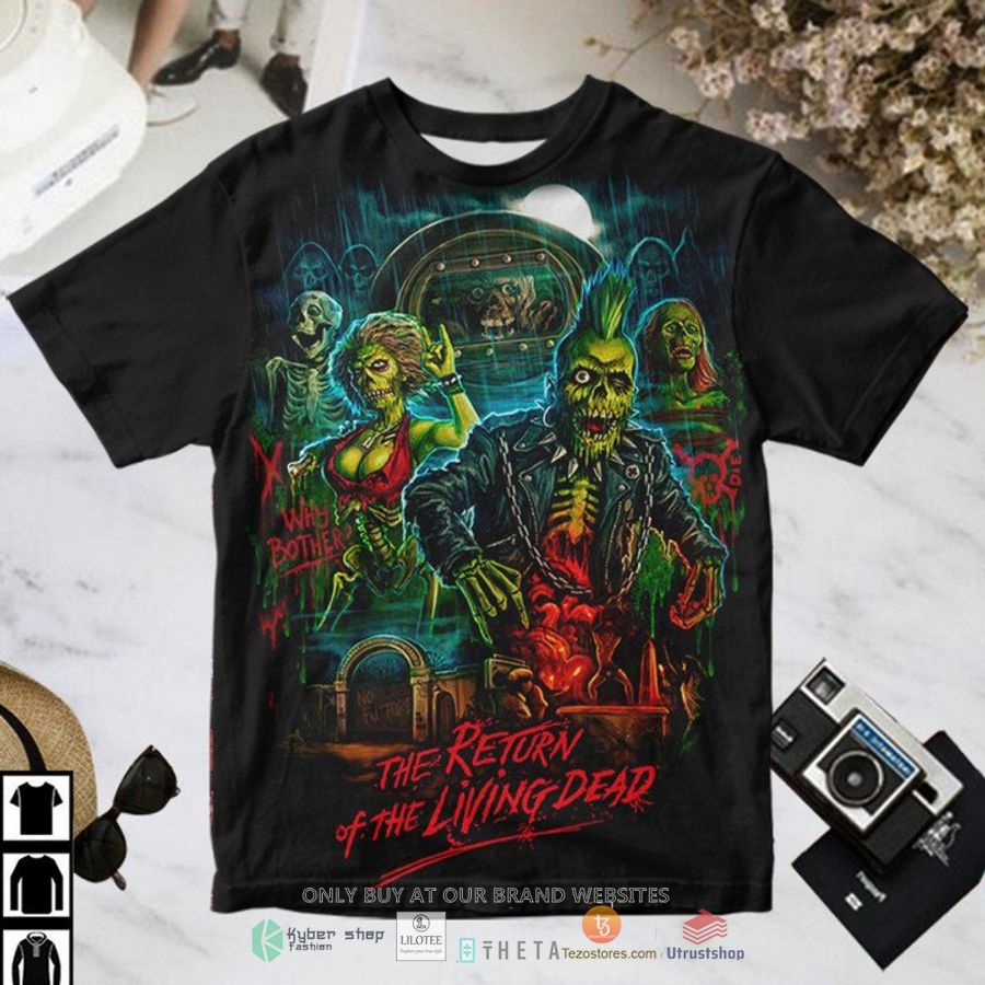 the return of the living dead zombie t shirt 1 90023