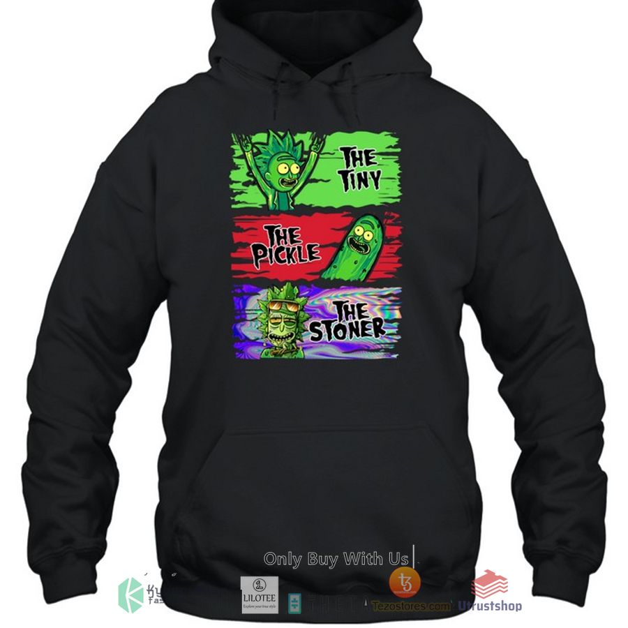 the tiny the pickle the stoner 2d shirt hoodie 2 50308