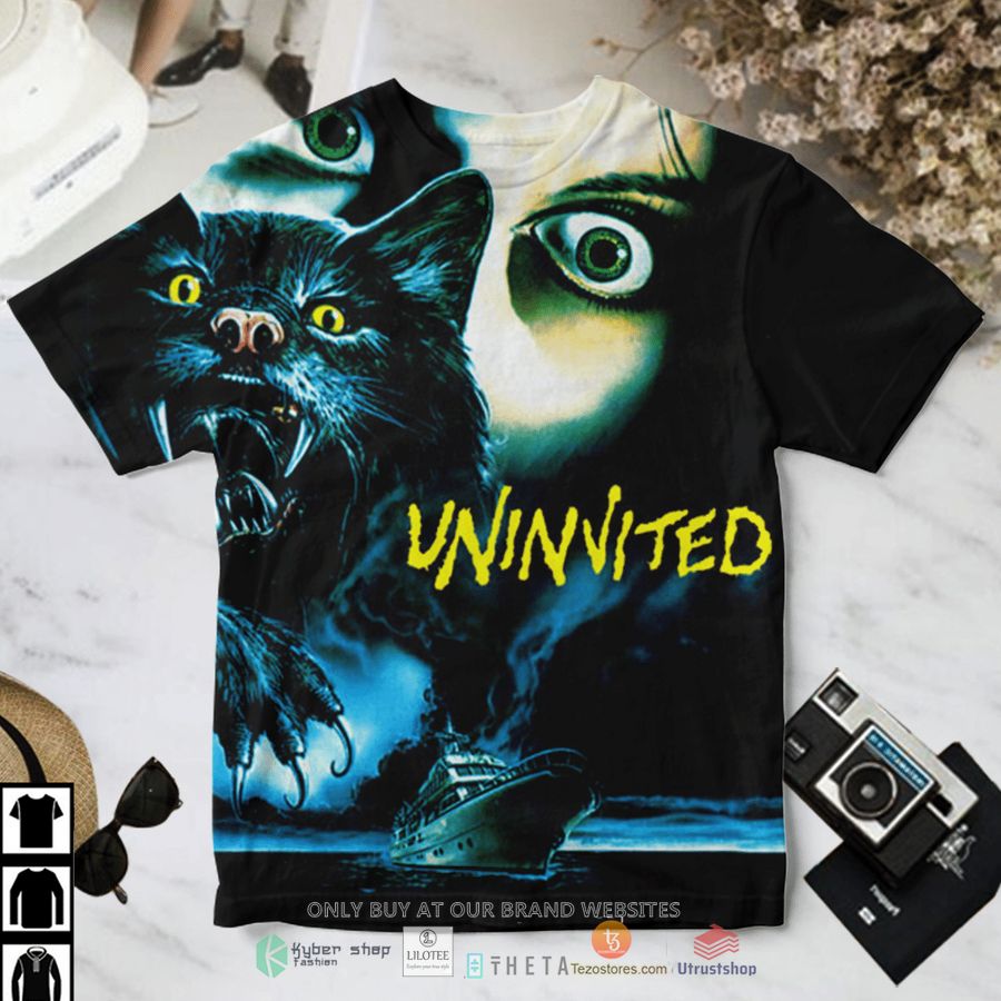 the uninvited spooky cat t shirt 1 16660