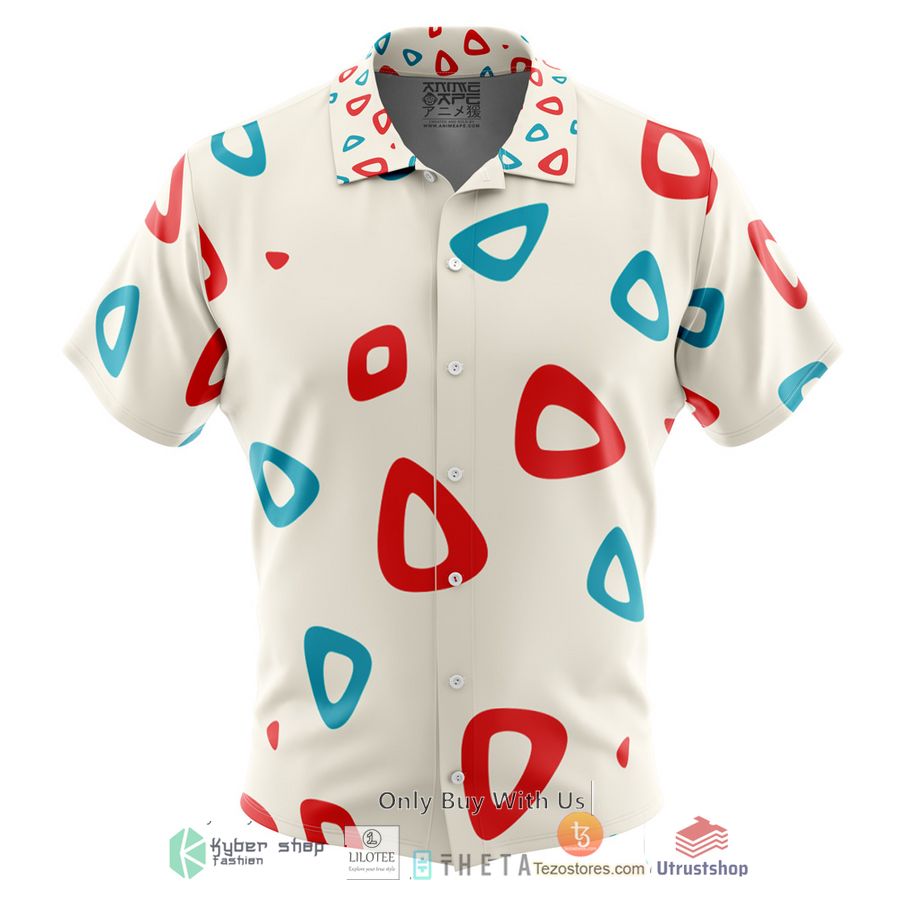 togepi pattern pokemon short sleeve hawaiian shirt 1 21508