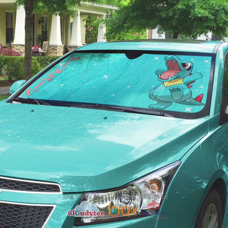 totodile pokemon anime car sunshade 2 59735