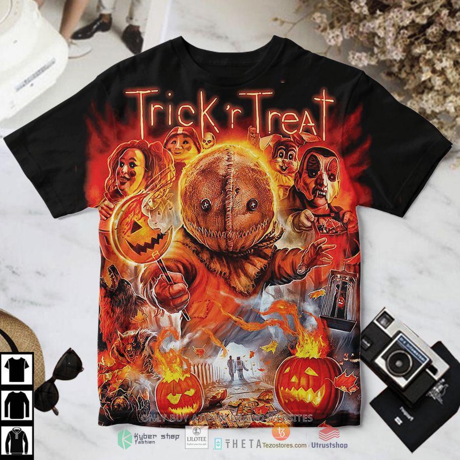 trick r treat fire pumpkin t shirt 1 64984