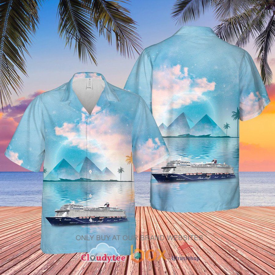 tui cruises mein schiff pattern hawaiian shirt 2 9885