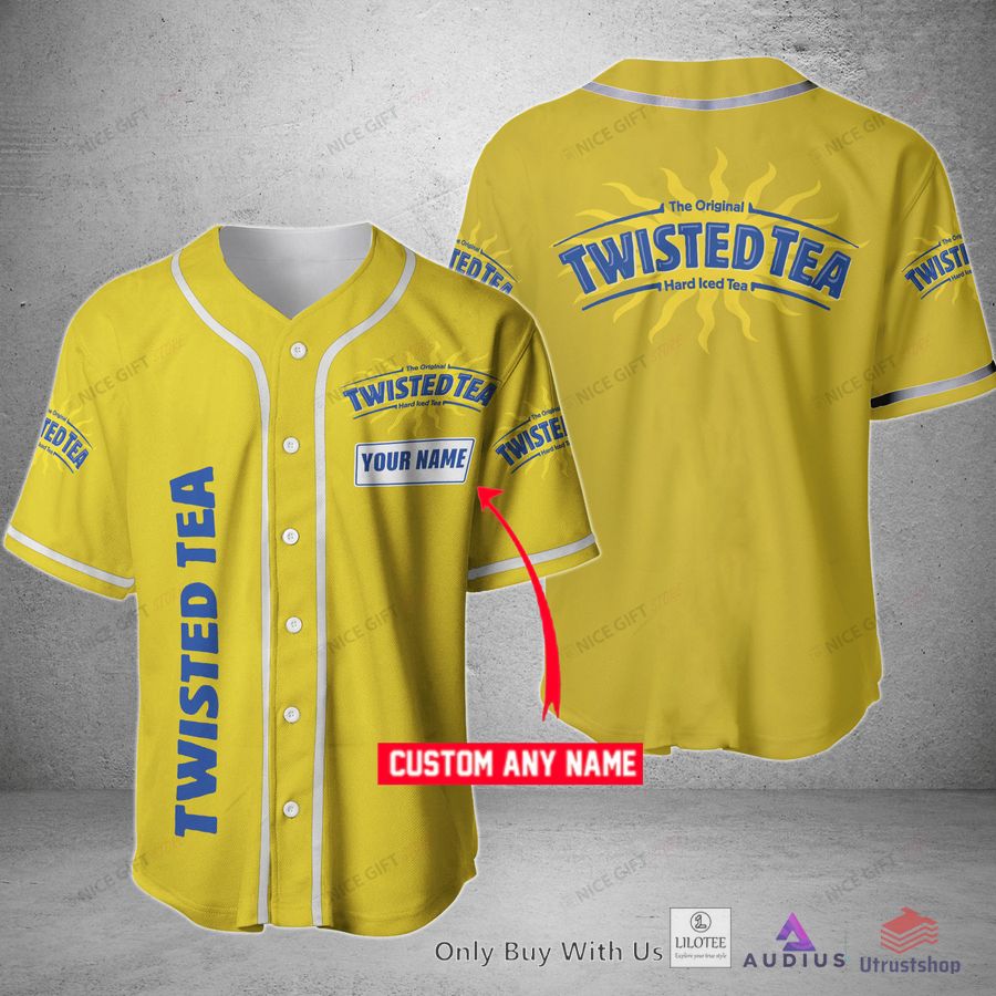 twisted tea your name yellow baseball jersey 1 11350