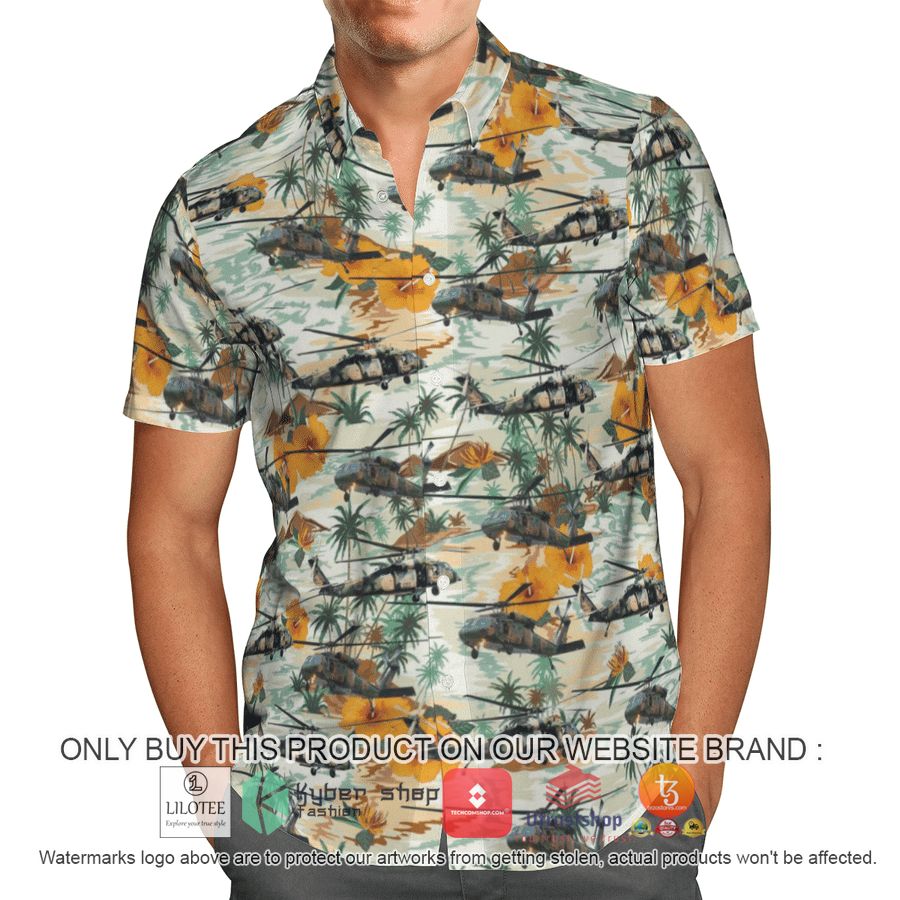 uh 60 black hawk australian army hawaiian shirt beach shorts 1 76374