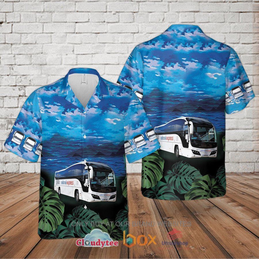 uk coach driver blue hawaiian shirt 1 58364