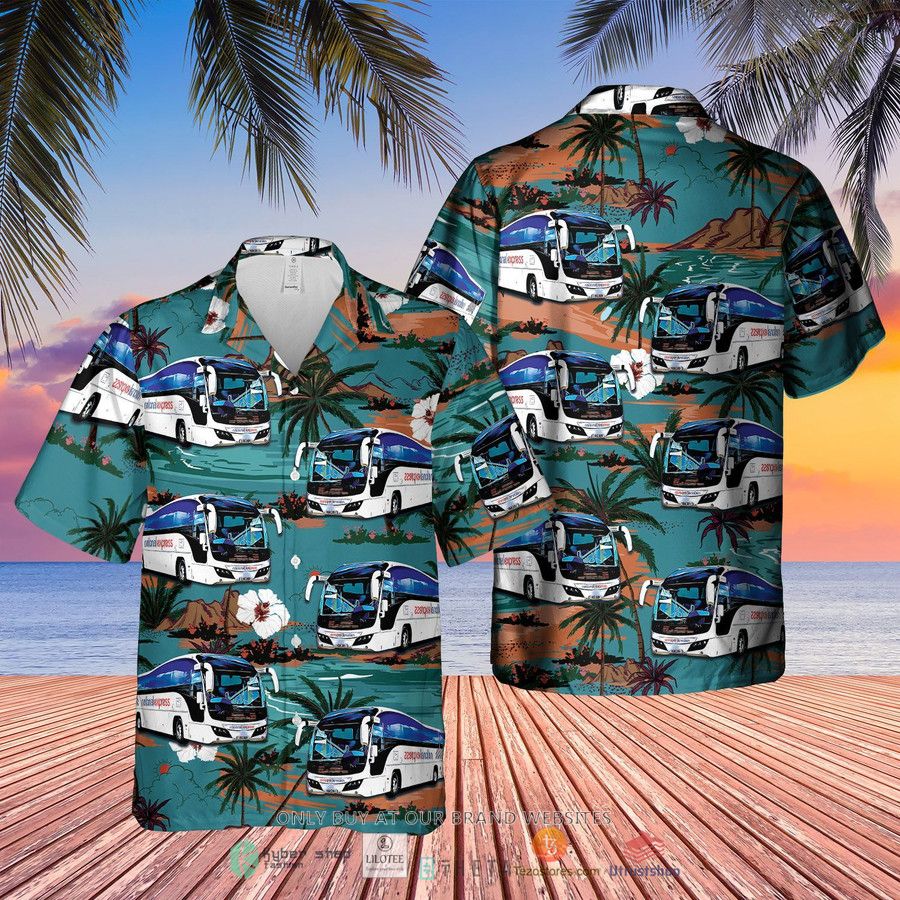 uk coach driver short sleeve hawaiian shirt 1 28454