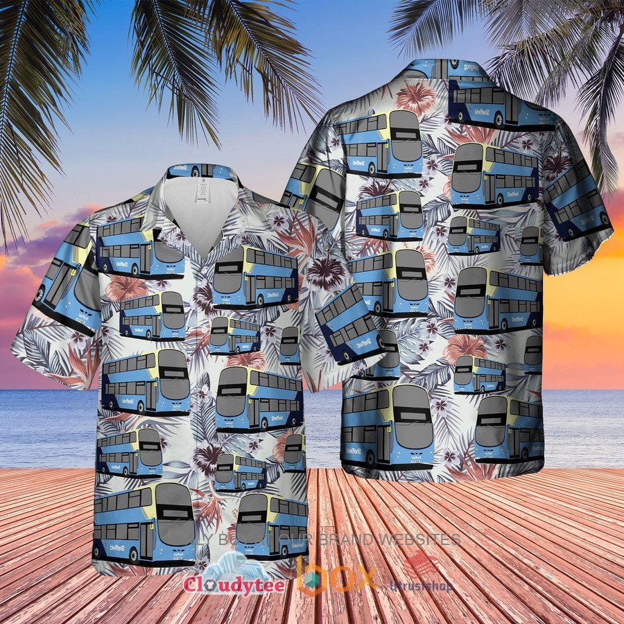 uk double decker bus sheffield hawaiian shirt 1 51360