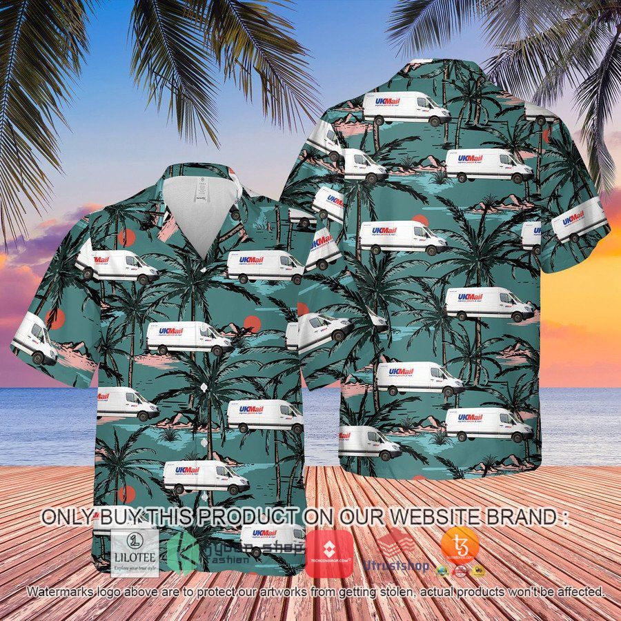 uk mail van hawaiian shirt 1 80128