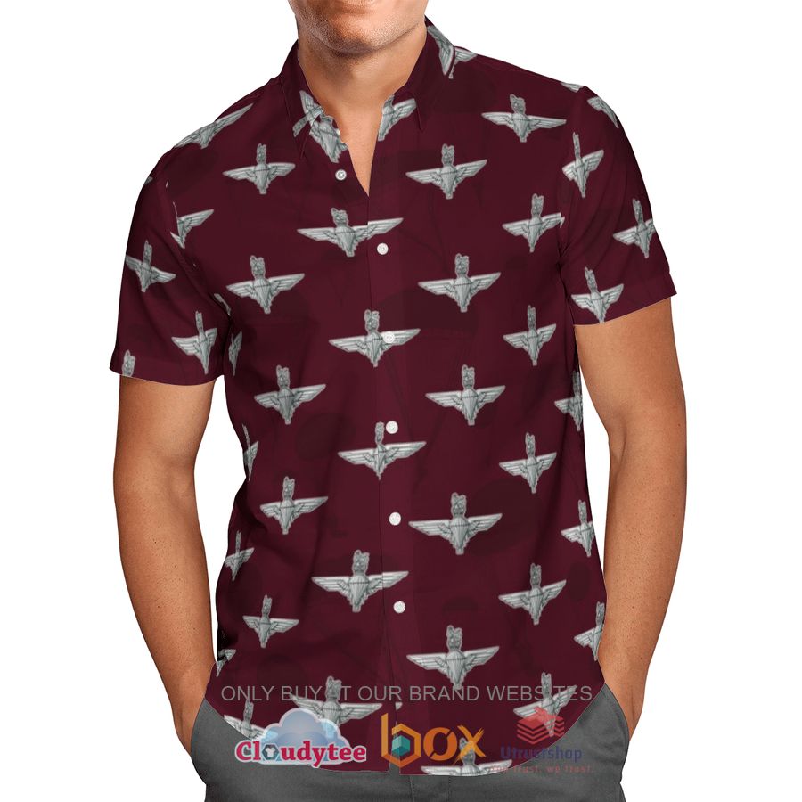 uk parachute regiment hawaiian shirt 2 91902